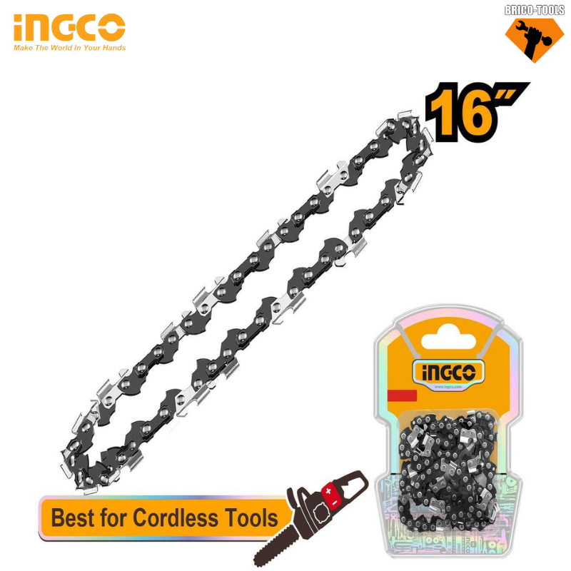 CHAÎNE DE TRONÇONNEUSE INGCO 16″ AGSC51603