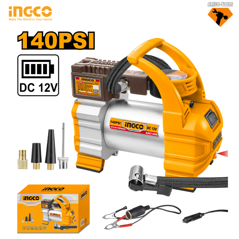 COMPRESSEUR D'AIR AUTOMATIQUE INGCO AAC1408