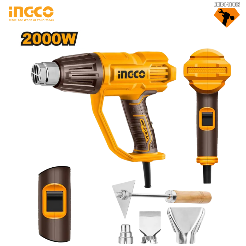DECAPEUR 2000W 5PCS INGCO HG200078