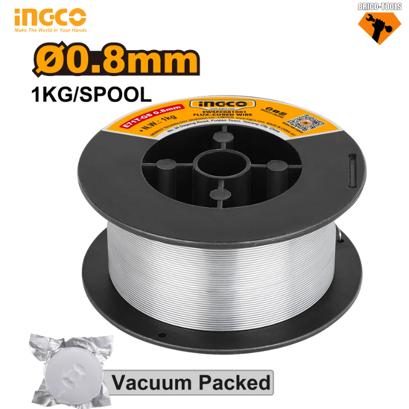 FIL FOURRÉ 1KG 0.8MM INGCO EWSFC081001