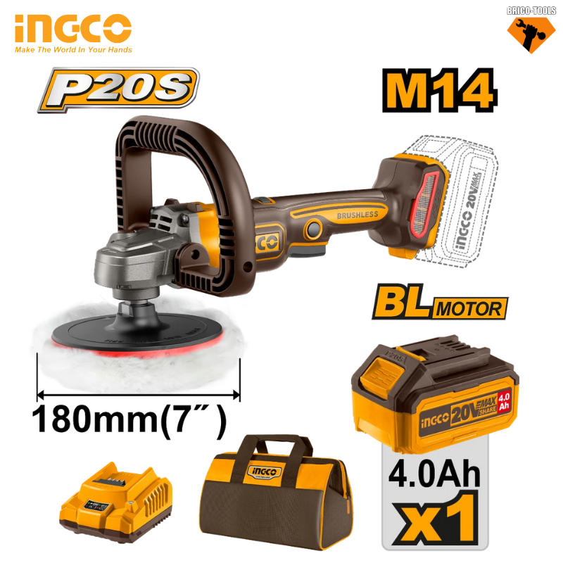 POLISSEUSE 20V BRUSHLESS APLI20181