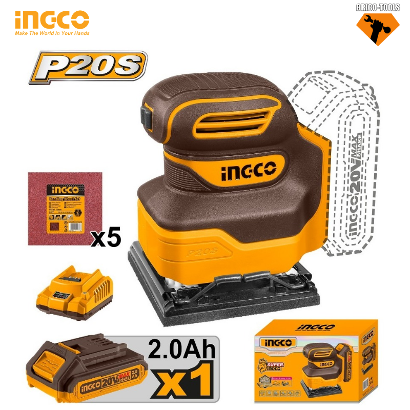 PONCEUSE VIBRANTE 20V INGCO CSHSLI20141