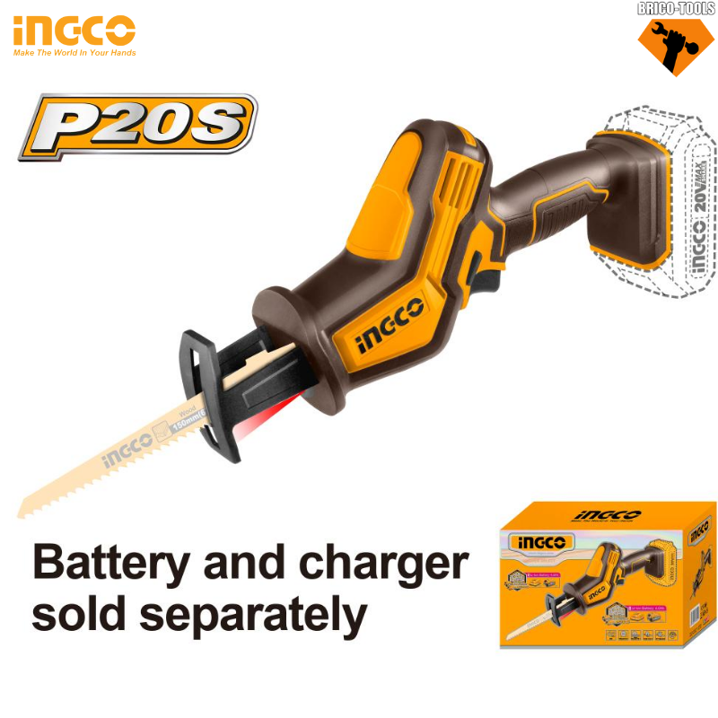 SCIE SABRE 20V INGCO CRSLI6508