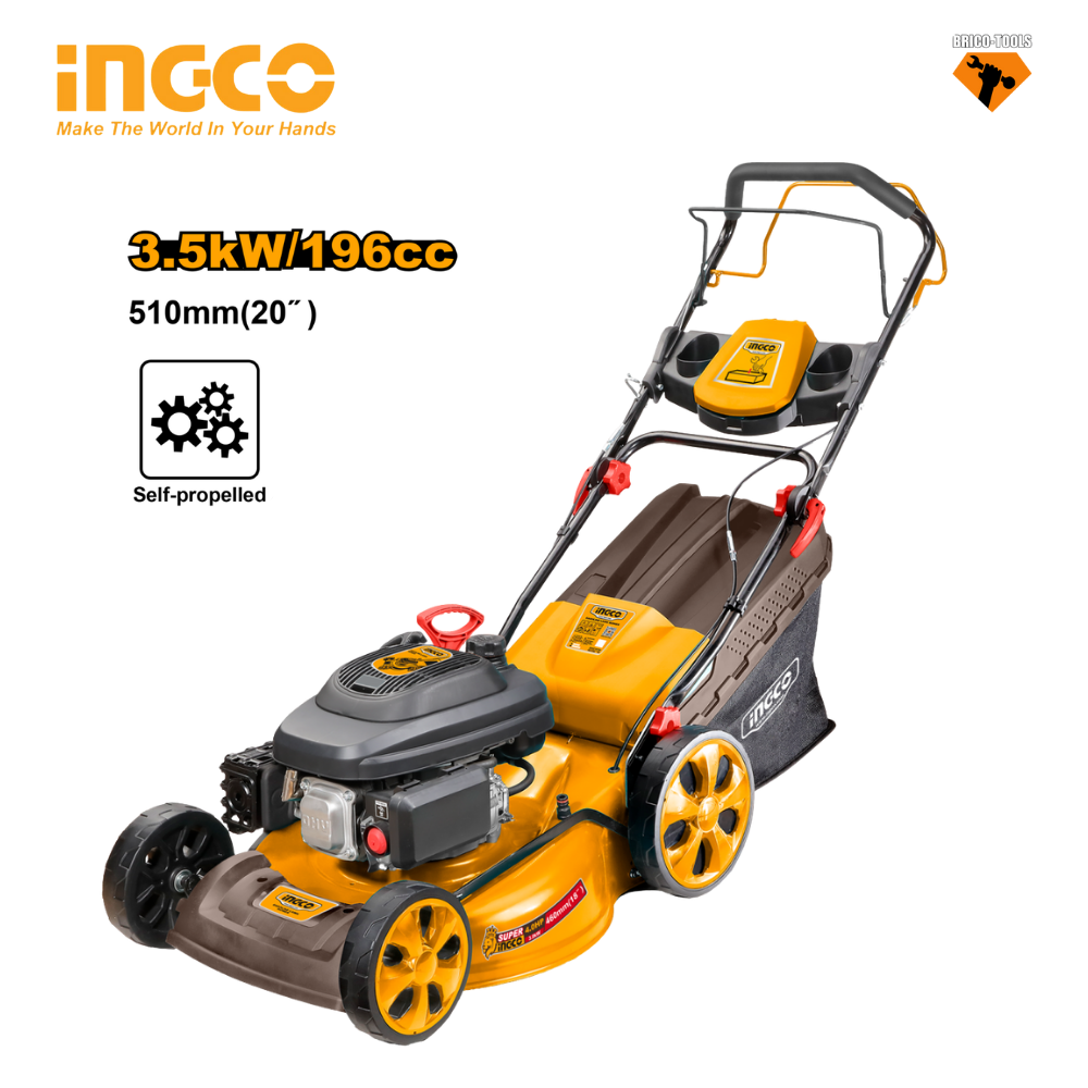 TONDEUSE À GAZON À ESSENCE INGCO GLM196202