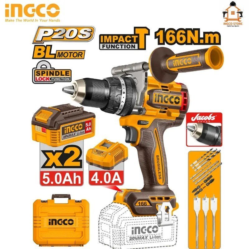 BRUSHLESS CORDLESS IMPACT DRILL CIDLI201668