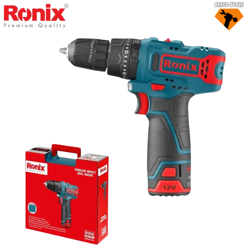 VISSEUSE 12V 2 BATTERIES RONIX