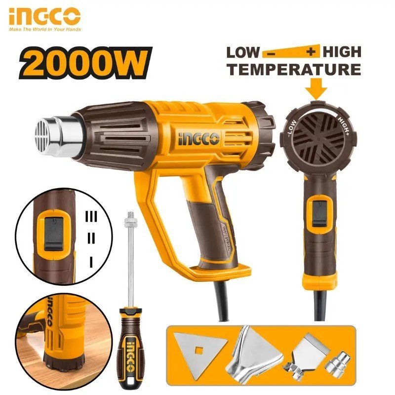 HEAT GUN 2000W INGCO HG200047