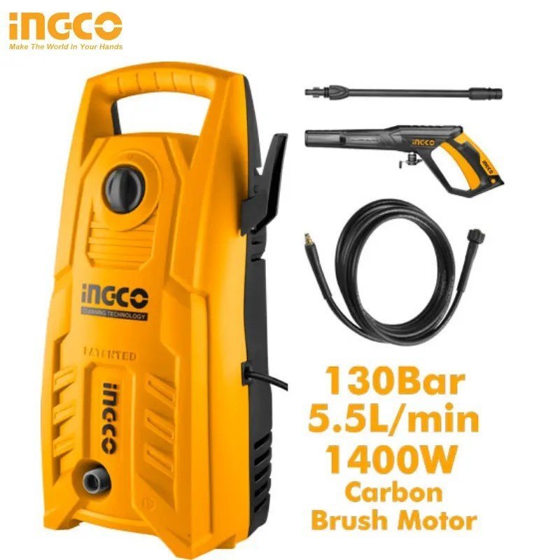 NETTOYEUR HAUTE PRESSION INGCO 1400W HPWR14008* 1 NETTOYEUR HAUTE PRESSION INGCO 1400W HPWR14008*