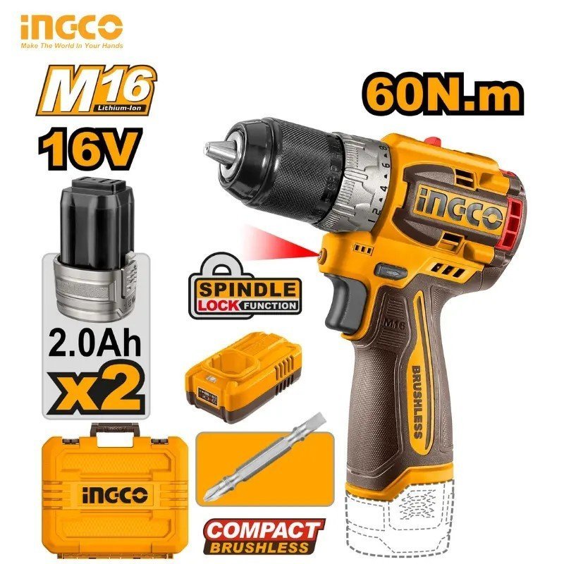 COMPACT BRUSHLESS CORDLESS DRILL CDLI16682