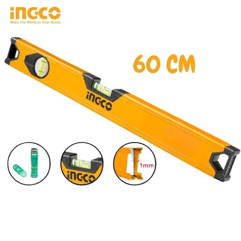 NIVEAU ALUMINIUM 60 CM SS HSL58060 1 NIVEAU ALUMINIUM 60 CM SS HSL58060