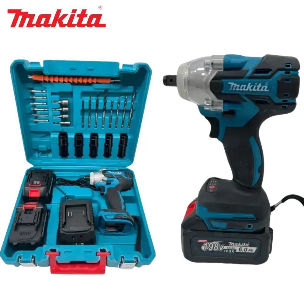 CLE A CHOC MAKITA 198V 6.0AH 300N.M 2 BATTERIE 1 CLE A CHOC MAKITA 198V 6.0AH 300N.M 2 BATTERIE