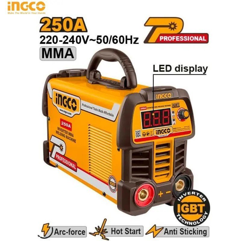 POSTE SOUDEUR 250A INGCO ING-MMA25069 1 POSTE SOUDEUR 250A INGCO ING-MMA25069