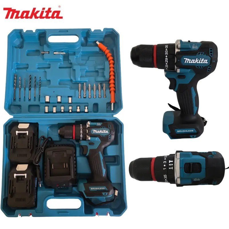 VISSEUSE MAKITA 36V 13MM BRUSHLESS AVEC 2 BATTERIES MMT2-2 1 VISSEUSE MAKITA 36V 13MM BRUSHLESS AVEC 2 BATTERIES MMT2-2