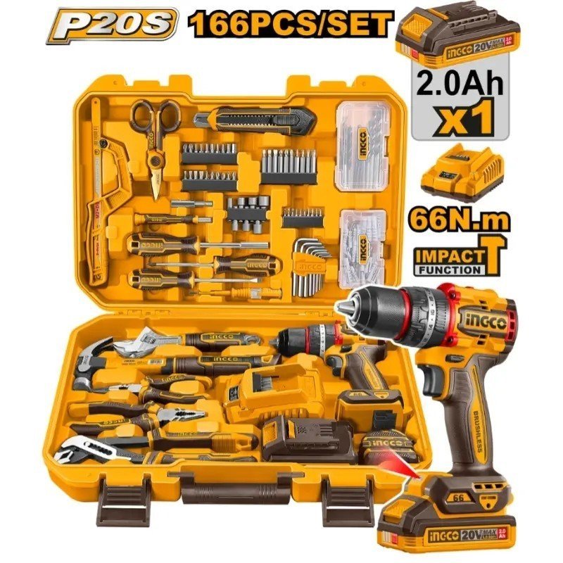 COFFRET D'OUTILS DE 166 PIÈCES HKTHP41662 1 COFFRET D'OUTILS DE 166 PIÈCES HKTHP41662