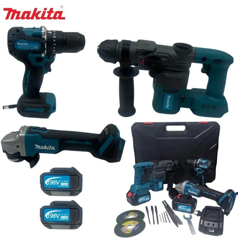 PACK 3PCS MAKITA MARTEAU GM + MEULE + VISSEUSE BRUSHLESS MMT11-14 1 PACK 3PCS MAKITA MARTEAU GM + MEULE + VISSEUSE BRUSHLESS MMT11-14