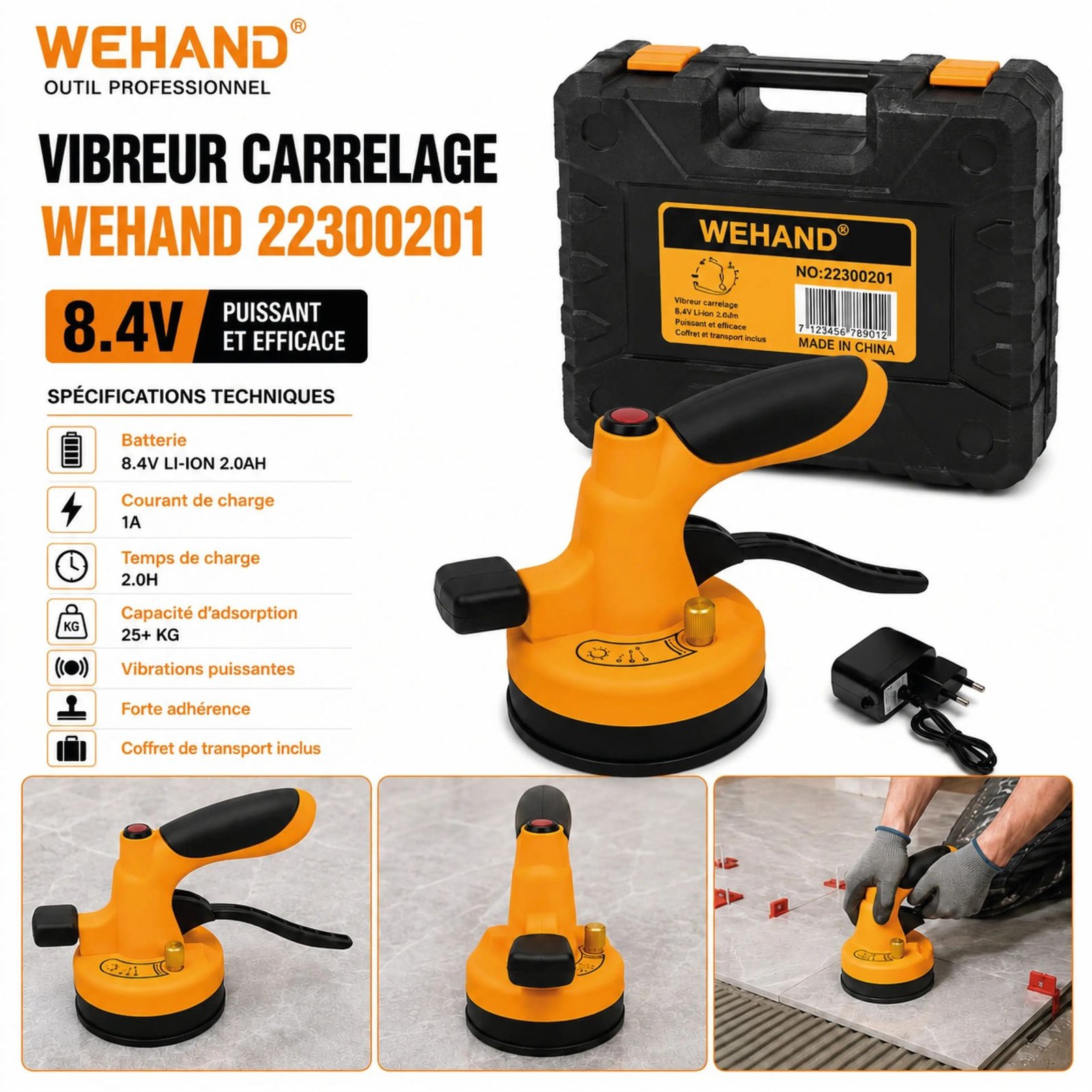 VIBREUR CARRELAGE WEHAND 1 VIBREUR CARRELAGE WEHAND