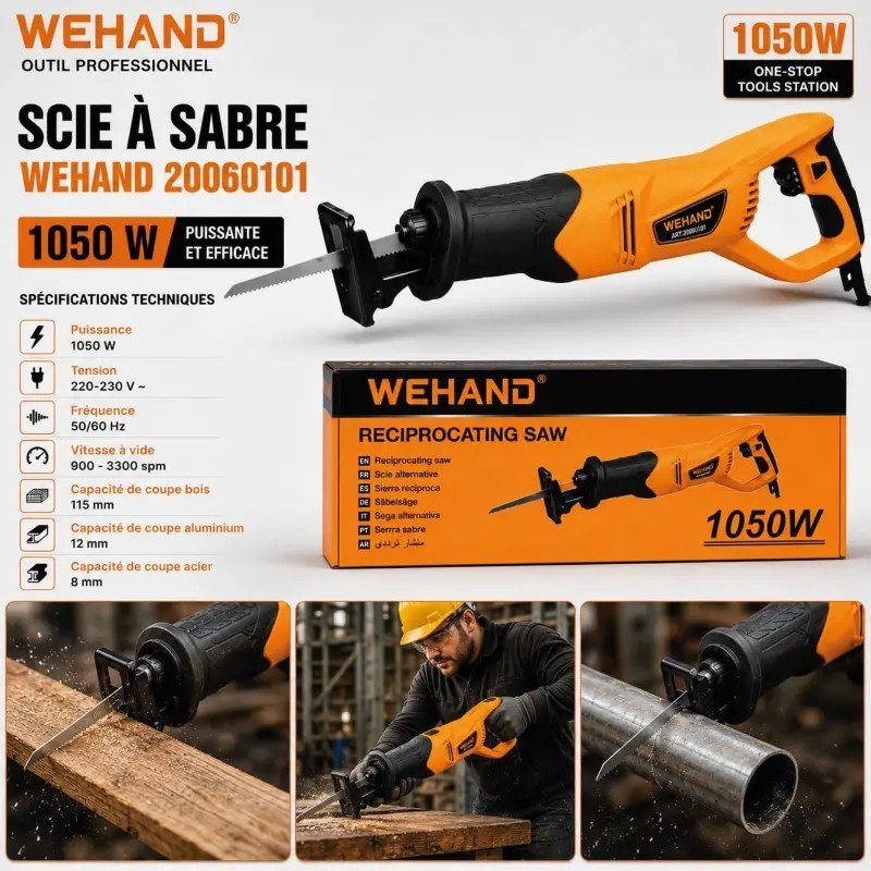 SCIE A SABER 1050W WEHAND 1 SCIE A SABER 1050W WEHAND