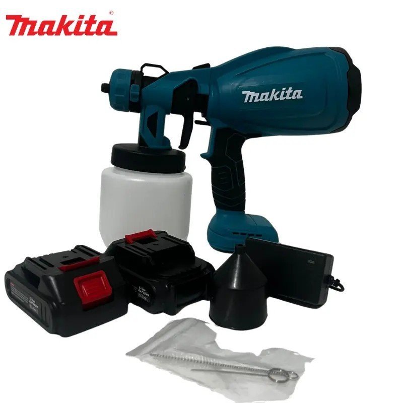 PISTOLET DE PEINTURE MAKITA AVEC 2 BATTERIES 2521-17