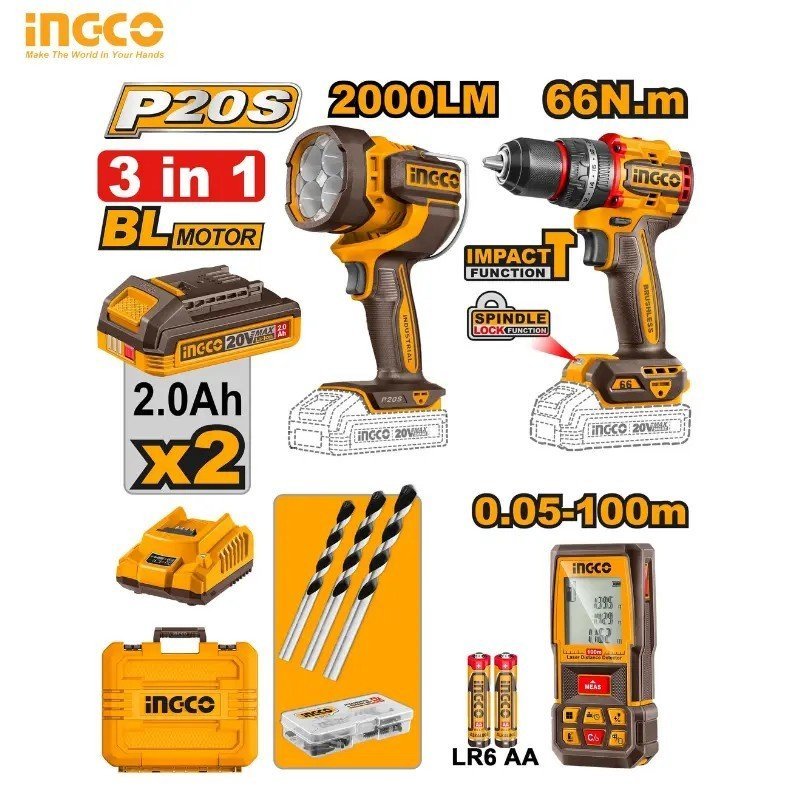CORDLESS 3 PCS COMBO KIT COSLI250885 1 CORDLESS 3 PCS COMBO KIT COSLI250885