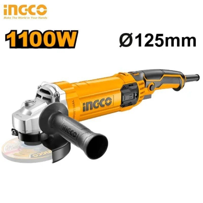 MEULE À DISQUE ANGLE GRINDER - 1100W SANS VITESSE AG110038 1 MEULE À DISQUE ANGLE GRINDER - 1100W SANS VITESSE AG110038
