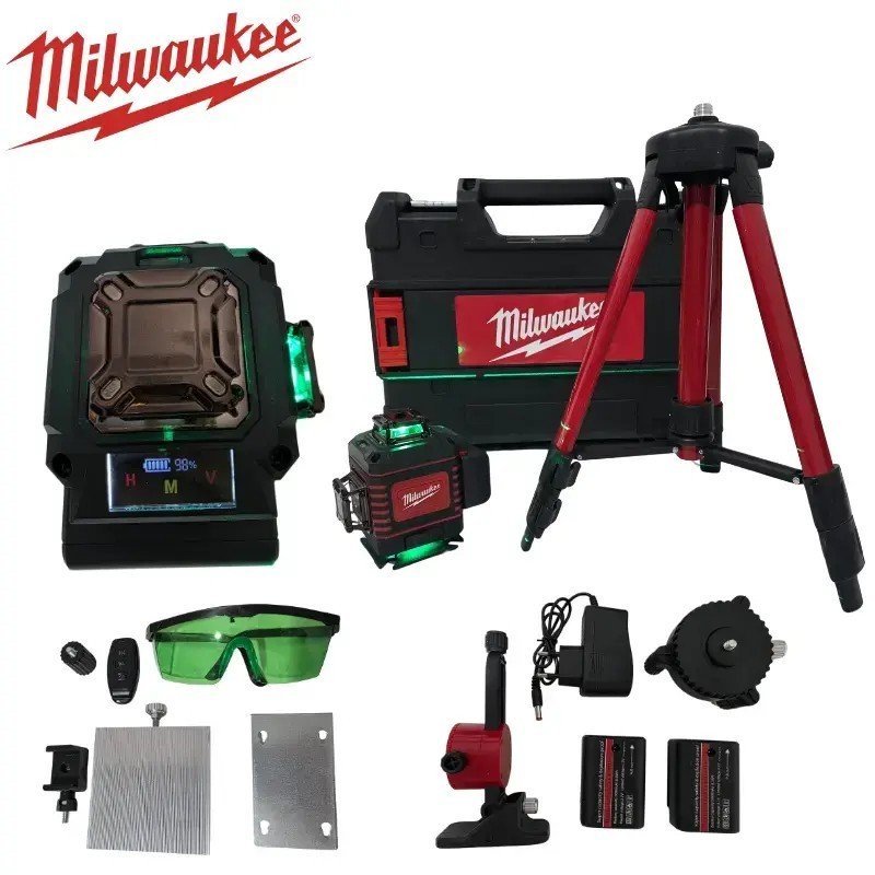 NIVEAU LASER MILWAUKEE 16L AVEC 2 BATTERIES SH14-7/3 1 NIVEAU LASER MILWAUKEE 16L AVEC 2 BATTERIES SH14-7/3