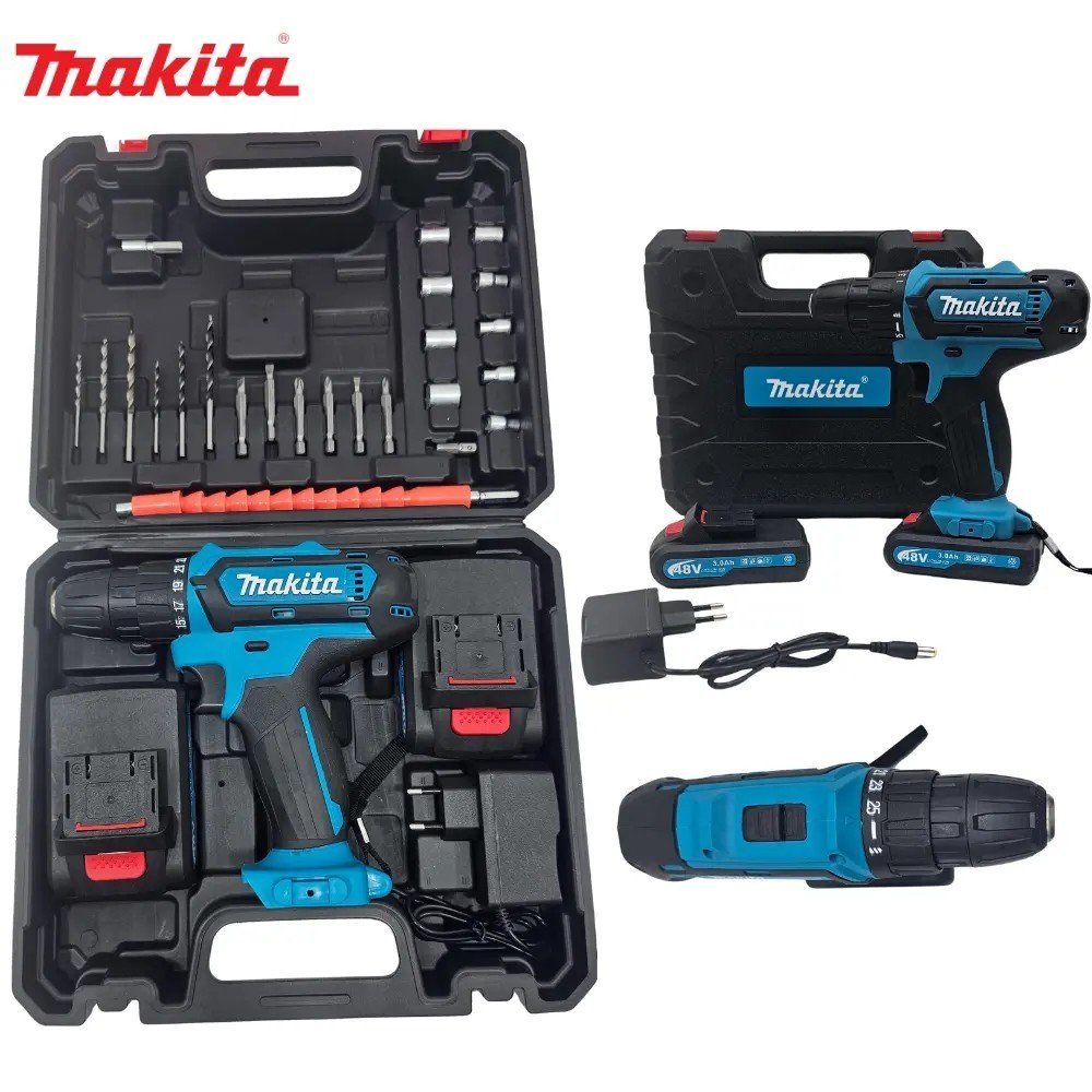 COFFRET VISSEUSE MAKITA 28 PIÈCES AVEC 2 BATTERIES 1 COFFRET VISSEUSE MAKITA 28 PIÈCES AVEC 2 BATTERIES