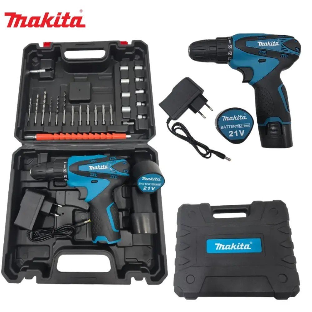 COFFRET VISSEUSE MAKITA 28PCS AVEC 2 BATTERIES STILO 2521-14 1 COFFRET VISSEUSE MAKITA 28PCS AVEC 2 BATTERIES STILO 2521-14