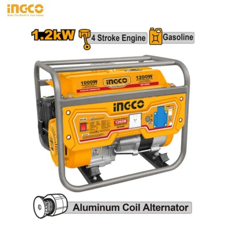 ELECTRIC GENERATOR INGCO GE15005 1 ELECTRIC GENERATOR INGCO GE15005