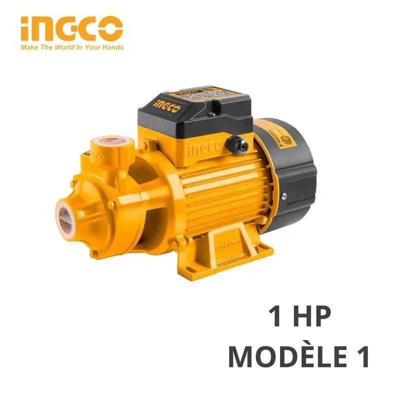 POMPE A EAU 1 HP MODEL 1 INGCO 1 POMPE A EAU 1 HP MODEL 1 INGCO