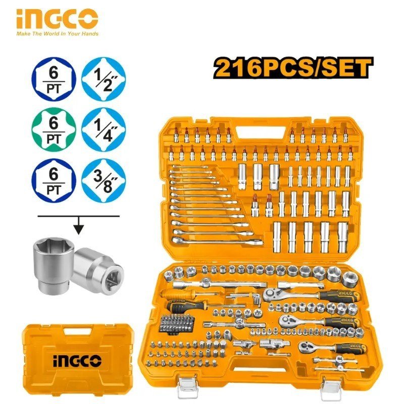 216 PCS COMBINATION TOOLS SET INGCO HKTHP22161 1 216 PCS COMBINATION TOOLS SET INGCO HKTHP22161