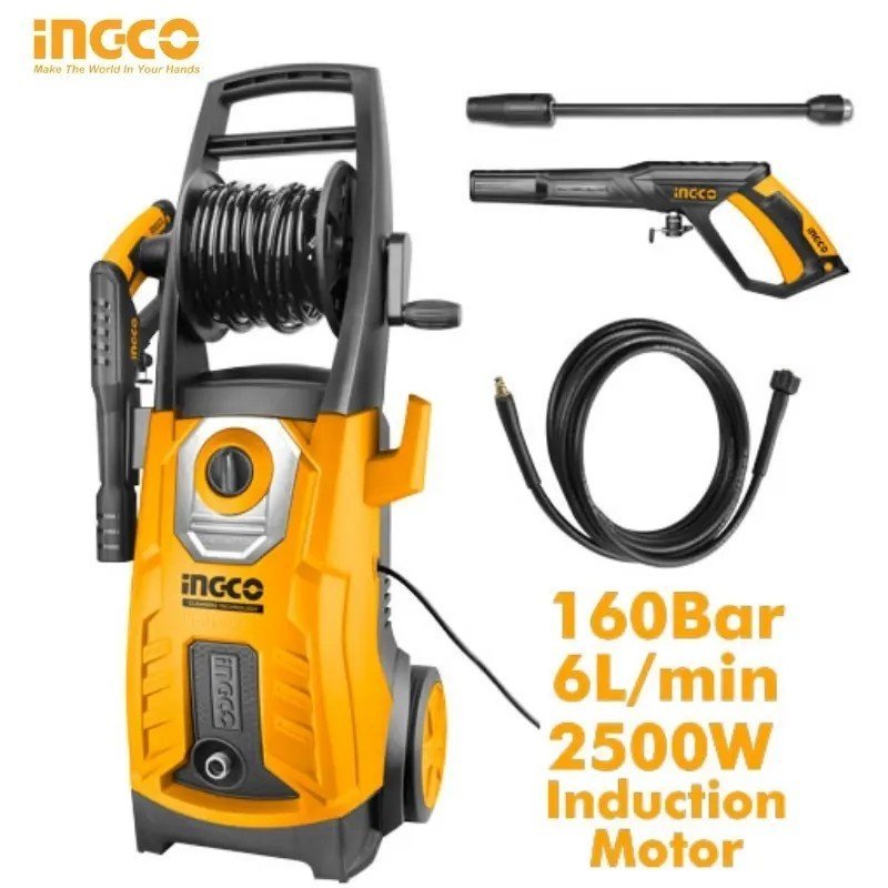 NETTOYEUR HAUTE PRESSION 2500W INGCO HPWR25008 1 NETTOYEUR HAUTE PRESSION 2500W INGCO HPWR25008