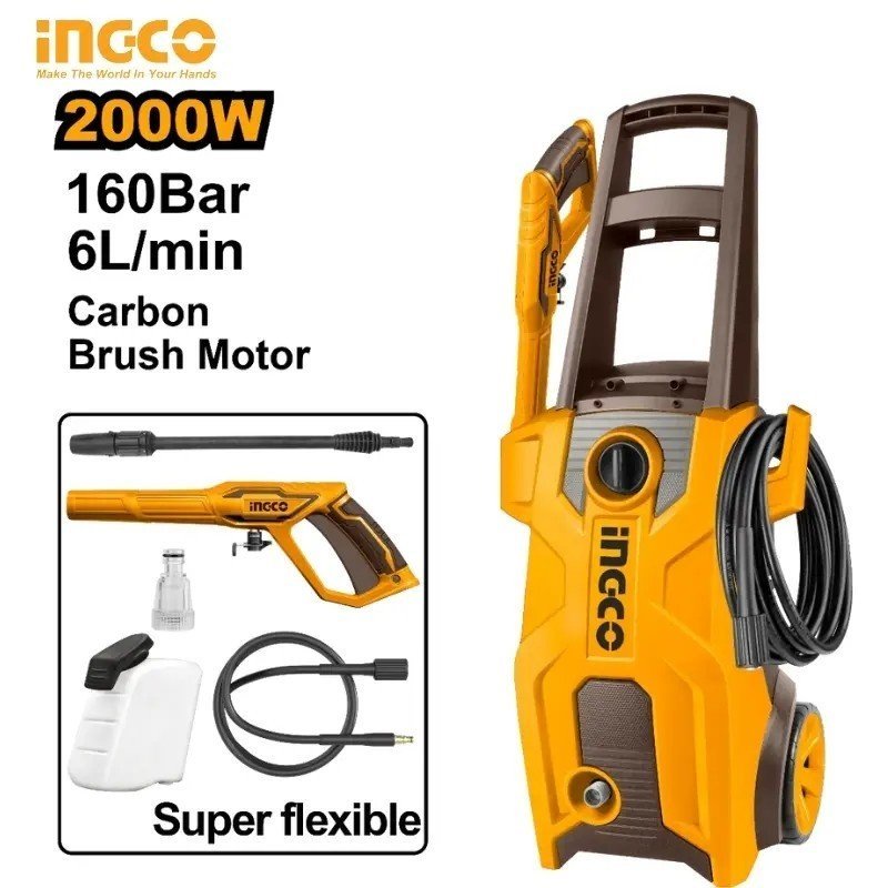 NETTOYEUR HAUTE PRESSION INGCO 2000W HPWR20018 1 NETTOYEUR HAUTE PRESSION INGCO 2000W HPWR20018
