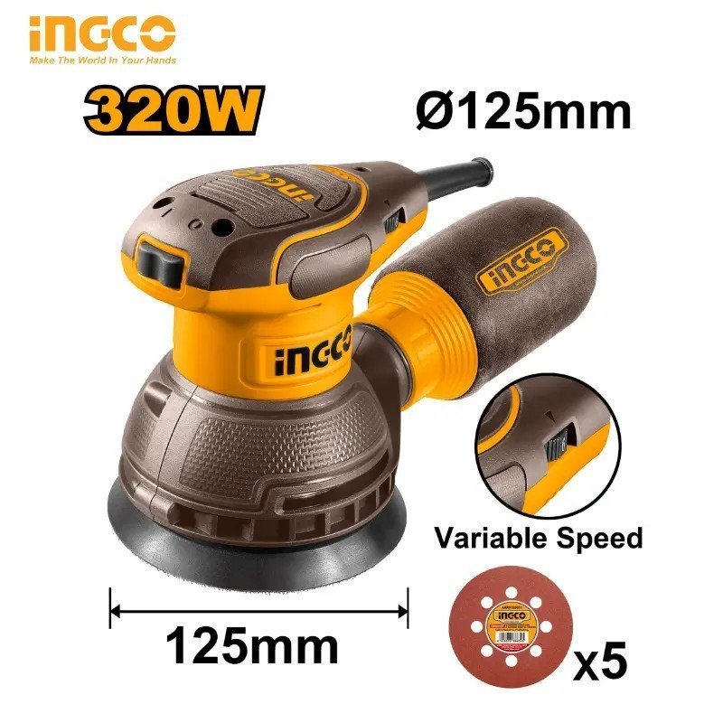 PONCEUSE ROTATIVE INGCO 320W RS3216 1 PONCEUSE ROTATIVE INGCO 320W RS3216