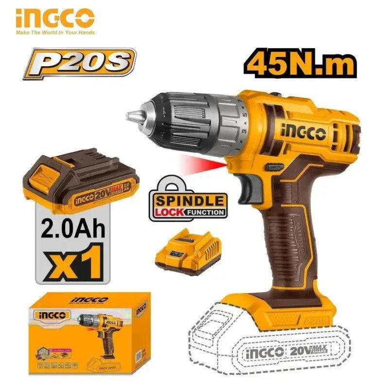 VISSEUSE 20V 1 BATTERIE 45 N.M CDLI200518 1 VISSEUSE 20V 1 BATTERIE 45 N.M CDLI200518