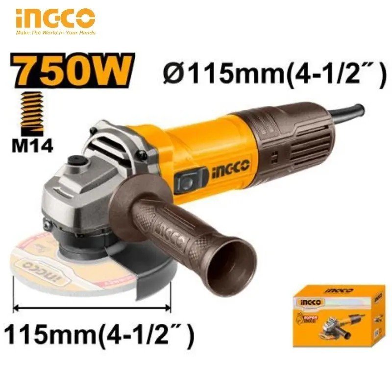 MEULE A DISQUE 750W INGCO AG75028 1 MEULE A DISQUE 750W INGCO AG75028