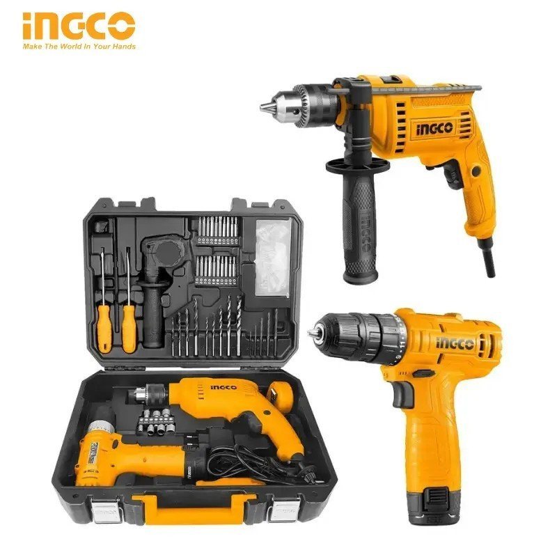 COFFRE 108PCS VISSEUSE 12V PERCEUSE 680W INGCO HKTHP11081 1 COFFRE 108PCS VISSEUSE 12V PERCEUSE 680W INGCO HKTHP11081