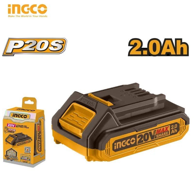 BATTERIE 20V 2.0AH INGCO FBLI20011 1 BATTERIE 20V 2.0AH INGCO FBLI20011