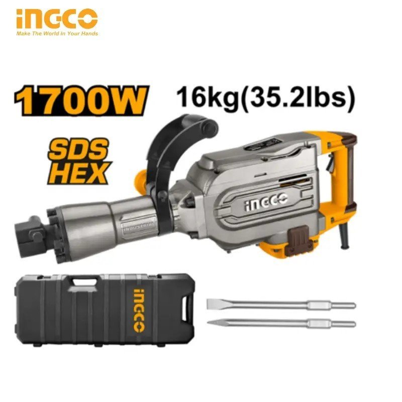 MARTEAU 1700W 16KG INGCO PDB17008 1 MARTEAU 1700W 16KG INGCO PDB17008
