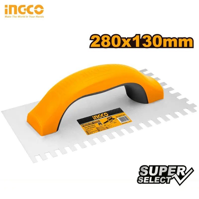 TRUELLE À PLÂTRE AVEC DENTS 230 X 100 MM HPTT231025 1 TRUELLE À PLÂTRE AVEC DENTS 230 X 100 MM HPTT231025