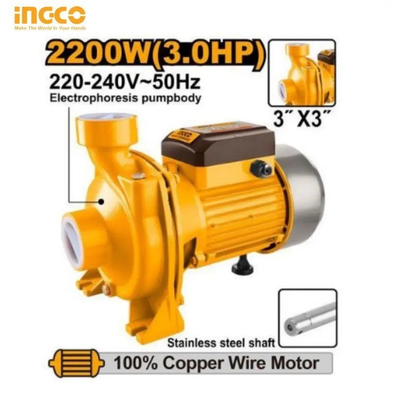 POMPE A EAU 3HP 2200W INGCO MHF220068 1 POMPE A EAU 3HP 2200W INGCO MHF220068
