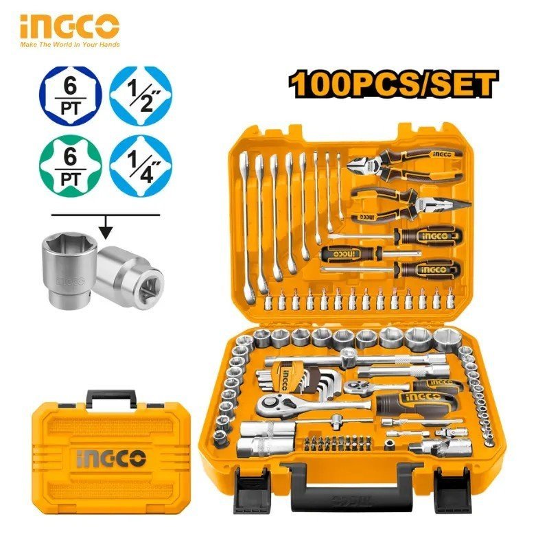 ENSEMBLE D'OUTILS 100PCS INGCO HKTHP21001 1 ENSEMBLE D'OUTILS 100PCS INGCO HKTHP21001