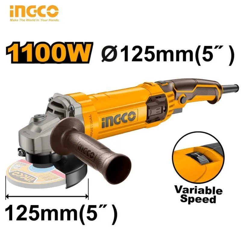 MEULE A DISQUE INGCO 1100W AVEC VARIATEUR AG1100385 1 MEULE A DISQUE INGCO 1100W AVEC VARIATEUR AG1100385