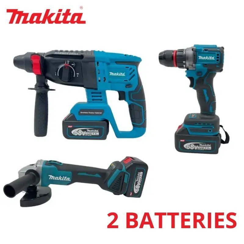 PACK MAKITA 3PCS 68V 6.0AH MAKITA 1 PACK MAKITA 3PCS 68V 6.0AH MAKITA