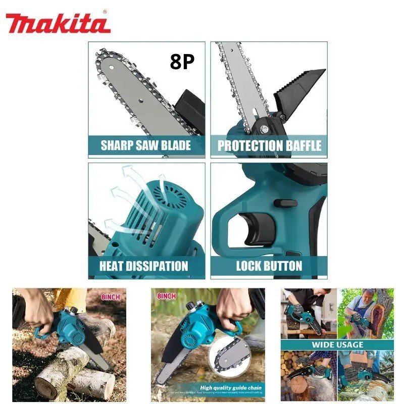 TRONÇONNEUSE 8 POUCES MAKITA 2521-12/MMT10-3